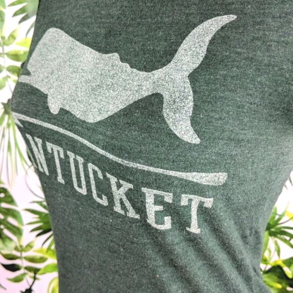 Co.Ed Nantucket Whale Green T-Shirt (Size: Medium) - Picture 4 of 10